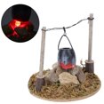 thumbnail image 2 of Casa de muñecas, estufa colgante para jardín, modelo Mini escena de jardín al aire libre, accesorios para casa de DIY para muñecas, Mini estufa colgante, 2 of 14
