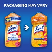 Lysol All Purpose Cleaner, 2X Concentrated Multi-Surface Disinfectant Floor Cleaner for Mopping Solution, for Bathroom & Kitchen, Mango & Hibiscus, 48 fl oz