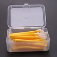 thumbnail image 4 of L Shape Push-Pull Cepillo Interdental 80 Unids Cuidado Bucal Blanqueamiento Dientes Dental Palillo de Dientes Ortodoncia Palillo de Dientes Cepillo de Dientes Amarillo, 4 of 5