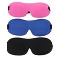 thumbnail image 1 of 3Pcs 3D Sleeping Masks Eye Patches Light-shading Eye Masks (Assorted Color), 1 of 8