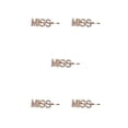 thumbnail image 1 of Minnieouse Alfileres de aleación con letras encantadoras, Clip portátil para sombreros, herramientas de estilismo de diamantes de imitación Type2 NO2, 1 of 6