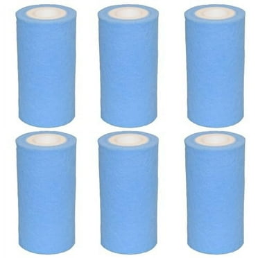 New Longer Lasting A or C Meltblown Pool Filter Replacement Compatible with Intex 29000E/59900E Easy Set, Summer Escapes, Summer Waves Inflatable Swimming Pool, A/C Pack of 6