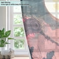 thumbnail image 3 of Halloween Scarecrow and Moon Semi Sheer Curtains for Living Room Bedroom Set of 2 Insulated Window Drapes, 3 of 6