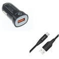 thumbnail image 1 of 10ft USB Cable & Car Charger for Samsung Galaxy S22,Ultra,S21,Ultra,S20 Ultra,Plus,Fan Edition,FE 5G - Type-C Charger Cord Power + 18W Fast USB Port Power Combo, 1 of 11