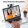 thumbnail image 3 of 1080p Webcam with Mic &Privacy Protection, USB Plug&Play Computer Camera, 3 of 5