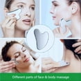 thumbnail image 2 of BYXAS Stainless Steel Gua Sha Facial Tools Self Care Gifts Guasha for Face Metal Gua Sha Tighten Skin Massage Guasha Beauty Tool for Body Eyes Massager with Travel Pouch(Silver), 2 of 6