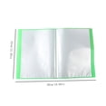 thumbnail image 3 of Folder with Multiple Pockets A4 Document Organizer 30 Pocket Plastic Folder with Dividers Heavy Duty Project Portfolio for School Office Home Letter Size Black, 3 of 9