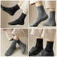 thumbnail image 3 of 4 pares de calcetines de vestir para hombre, calcetines tobilleros, calcetines casuales, calcetines para hombre, calcetines deportivos para adultos., 3 of 6