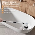 thumbnail image 2 of Electric Spin Scrubber, Cordless Power Cleaning Brush with 7 Replaceable Brush Heads, Waterproof Rechargeable Scrubber for Bathroom, Kitchen, Tile & Grout, 2 of 2