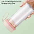 thumbnail image 5 of Boovnll Water Bottles, 17 OZ/500ML Large Capacity Sports Water Bottle Reusable Transparent Plastic Bottle LeakProof for Home, Office, Gym, Outdoor Sports, Water Bottle, 5 of 6