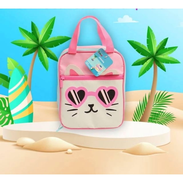 Lonchera de Gato Rosa