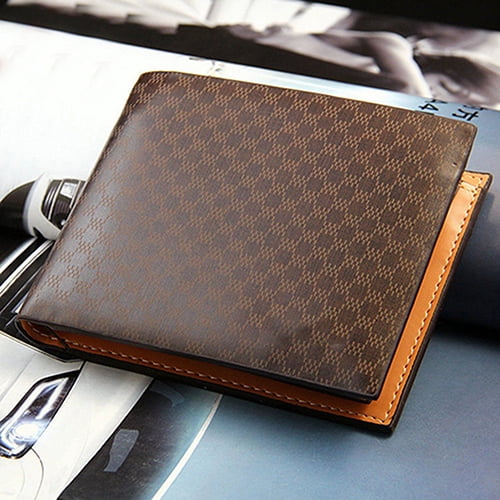 New Fashion Luxury Leather Men's Wallet Card Holder Bifold Purse 