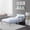 Light Gray and White, variant on Olive & Opie Birdie Contemporary Wood Toddler Bed in White Finish