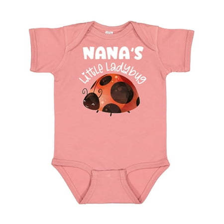 

Inktastic Nana s Little Ladybug Gift Baby Boy or Baby Girl Bodysuit