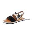 thumbnail image 4 of Sandalias boca de pescado Sandalias planas para mujer Sandalias de playa Wmkox8yii  nm4009, 4 of 8