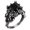 black, variant on Hearth & Gear Unique Ring Personality Fashion Men's And Women's Rings Rings Ring Jewelry Rings Teens Cool Ring Rings Men Pack Anime Rings for Teen Girls Middle Finger Rings for Women Size 9 Ring Set