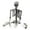 A, variant on Life Size Posable Skeleton Prop - Full Body Joints Anatomy Model for Halloween Decorations Outdoor, Educational Display and Haunted Yard - A