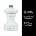 thumbnail image 4 of Cole & Mason Hoxton Black Gloss Pepper Mill 4", 4 of 7