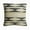 Cairo - Natural & Black, variant on Fab Habitat Outdoor Premium Recycled Plastic Pillow - Waterproof, Fade Resistant - Striped - Patio, Porch, Deck, Balcony - Cancun - Indigo - 16.5" x 16.5"