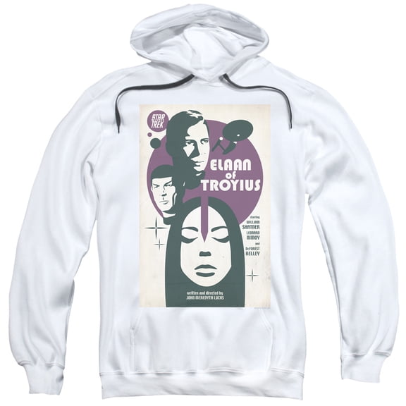 Star Trek Tos Episode 68 Adult Pullover Hoodie Sweatshirt White