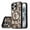 Brown, variant on For Apple iPhone 14 / iPhone 13 Pro / iPhone 13 Camo Magsafe Wireless Charge Lens Protection Frame Kickstand Shockproof Protective Hybrid Case Cover Brown