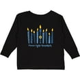 thumbnail image 3 of Inktastic Peace Light Hanukkah Boys or Girls Long Sleeve Toddler T-Shirt, 3 of 5
