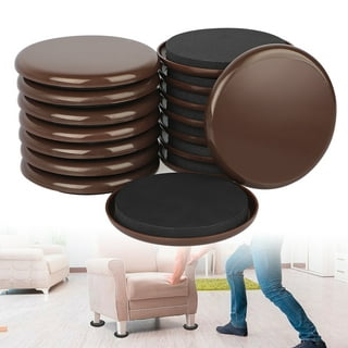 Ezprotekt Furniture Sliders for Carpet Sliders 2-3/4 for Moving Furniture  Movers Carpet Gliders Self-Adhesive Furniture Moving Pads, 70 MM Black 16  PCS : : DIY & Tools
