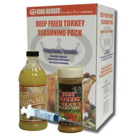 King Kooker Deep Fried Turkey Seasoning Pack Only (Deep Fried Turkey Rub Best Flavor)