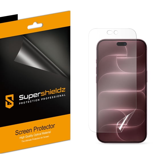 Supershieldz Designed for Apple iPhone 18 Pro (6.3 inch) Screen Protector, High Definition Clear Shield (PET) (3 Pack)