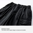 thumbnail image 5 of Mens Cargo Shorts Elastic Waist Work Shorts Relaxed Fit Casual Summer Hiking Shorts with Multi Pockets Size 30-40, 5 of 9