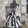 thumbnail image 2 of Halloween pour Femmes Robe Tunique Évasée Imprimée Sans Manches pour Invité de Mariage Fête, 2 of 5