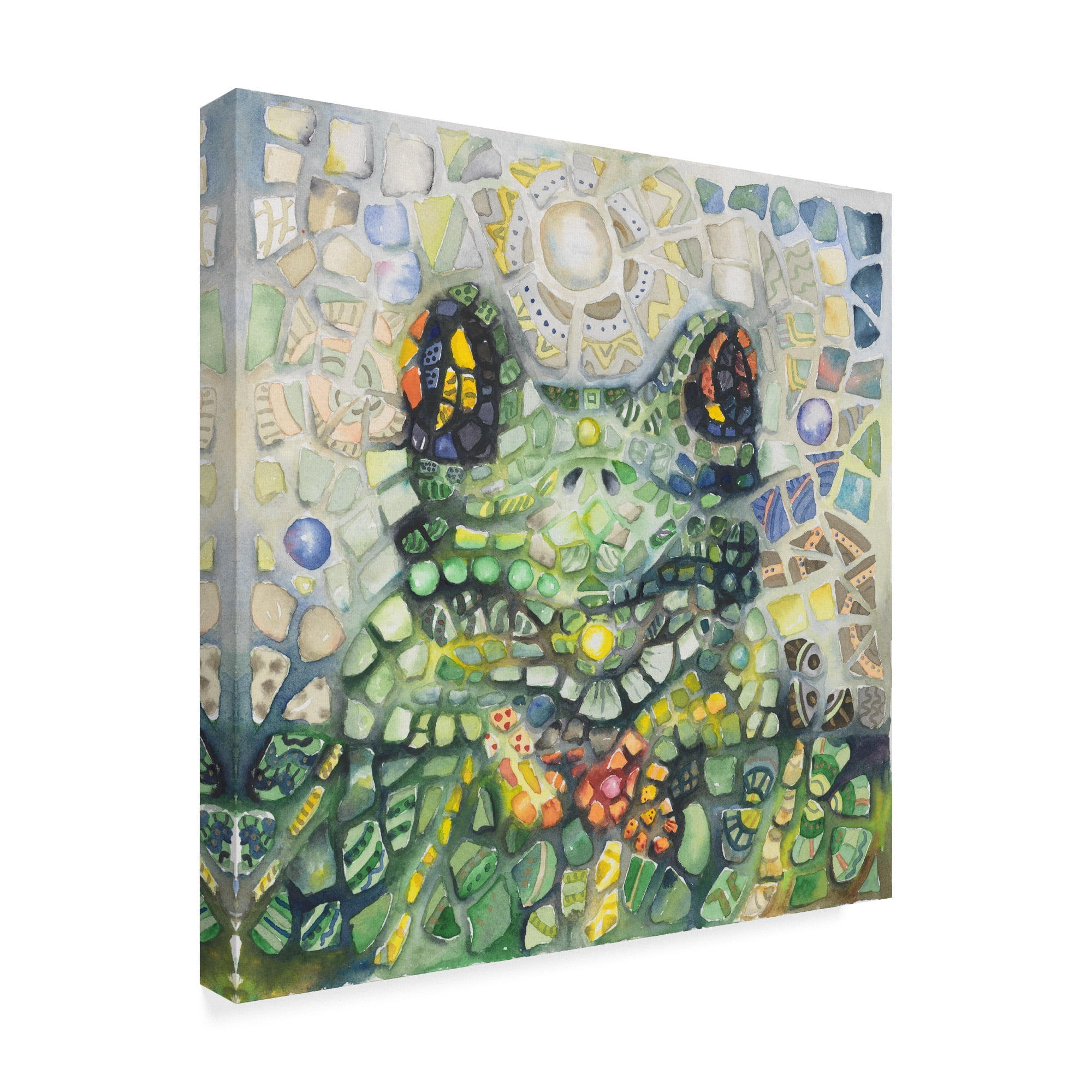 Trademark Fine Art 'Froggy' Canvas Art by Charlsie Kelly