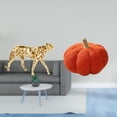 thumbnail image 2 of Cheetah Figurine Pumpkin Pillow Sculpture Plush Material Home Decoration for Living Room Bedroom Office, 2 of 8