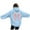 Sky Blue, variant on vigerkar Long Sleeve Wings Graphic Hoodie, Fashion Pullover Hooded Sweatshirt for Women (Grey, S)