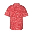 thumbnail image 3 of Daiia Beef2 Hawaiian Shirt for Men Gentle Cotton Regular Short Sleeve Casual-Medium, 3 of 9