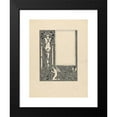 thumbnail image 2 of Aubrey Vincent Beardsley 12x14 Black Modern Framed Museum Art Print Titled - Illustration to Salome by Oscar Wilde 4 (1906-1907), 2 of 5