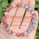 thumbnail image 4 of Pulsera de energía positiva con piedra ojo de gato para hombre y mujer, doble color, elástica, con cuentas, para uso diario, 4 of 5