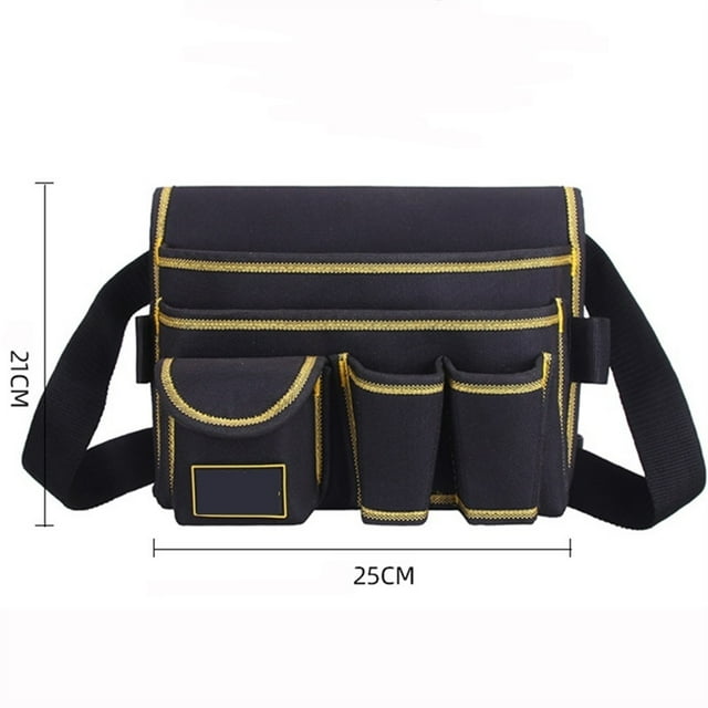 Sac à Outils Multifonction Pochette de Ceinture Organisateur d'Outils Électricien Taille, Réglable