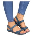 thumbnail image 3 of Fukaraa Women's Orthopedic Sandals Arch Support Open Toe Summer Ankle Strap Comfortable, 3 of 9