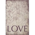 thumbnail image 2 of Grey, Jace 11x14 Gold Ornate Wood Framed with Double Matting Museum Art Print Titled - love, 2 of 4