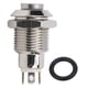 thumbnail image 1 of Interruptor de Botón de Metal Tipo Reinicio Impermeable con Luz 10mm 3V para Timbres de Baja CorrienteBlanco, 1 of 14