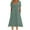 Army Green, variant on Dvprdro Womens Summer Dress with Tie Fashion Casual Loose Solid V Neck Short Sleeve Hollow Pleated Flowy Beach Sun Midi Dress with Pockets for Women
