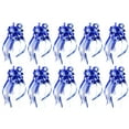 thumbnail image 1 of Miangastore 10Pcs Wrap Ribbon Pull Bows Bunting Ribbon Pull Strings Pull Bows Gift Bride Wrist Flowers Blue, 1 of 8