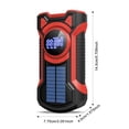 thumbnail image 5 of UMUTOO NOAA Emergency Radio Solar Hand Crank with Phone Charger & LED, Red, 5 of 11