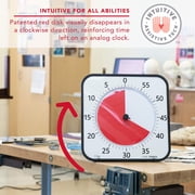TIME TIMER MAX - Extra-Large 17 Visual Analog Timer, 8-Duration Settings, Interchangeable Faces