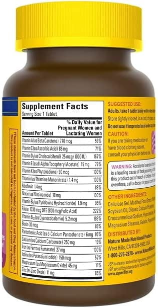 Nature Made - Multi Prenatal Multivitamin, 90 tablets-3 Pack