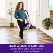 Kenmore 200 Series Canister Vacuum, Bagless, 16ft Cord, Multi-Cyclonic, HEPA Filter, Cord Rewind, for Carpet, Hard Floors & Upholstery, DC2021, Purple