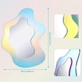 thumbnail image 7 of Wavy Acrylic Mirror Retro Mirror Frameless Decorative Mirror Vanity Mirror Wall, 7 of 7