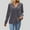 Gray, variant on FDGIU Women's Velour V Neck Top - Long Sleeve Slim Fit Pullover Blouse for Fall Winter Holiday Party
