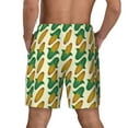 thumbnail image 4 of Goofa Corn 8 Printed Men's Swim Trunks Board Shorts Quick Dry Mens Swimming Trunks with Compression Liner,Breathable Fit Hawaii Beach Shorts-3X-Large, 4 of 9